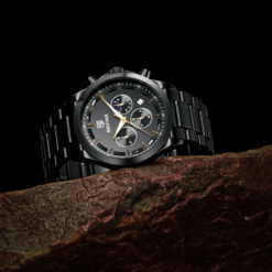 Alternative view of BENYAR BY-5160A Montre Homme Chronographe Étanche en Acier Inoxydable - Noir