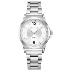 MINI FOCUS MF15 – montre chronographe de luxe pour femmes avec bracelet en acier inoxydable - Gris