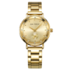 MINI FOCUS MF24 – montre chronographe de luxe pour femmes avec bracelet en acier inoxydable - Doré