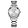 MINI FOCUS MF26 – montre chronographe de luxe pour femmes avec bracelet en acier inoxydable - Gris