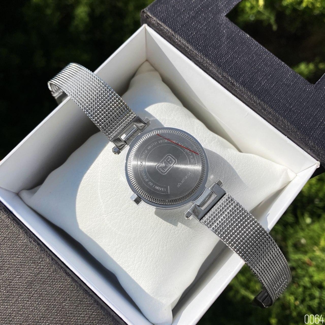 MINI FOCUS MF5 – montre chronographe de luxe pour femmes avec bracelet en acier inoxydable - Gris – Image 4
