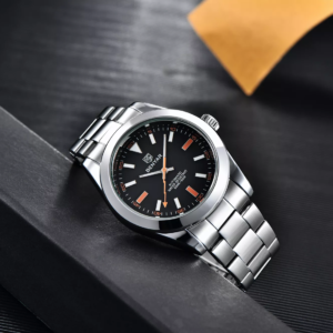 Alternative view of BENYAR BY-5176A Montre Homme Automatique Étanche en Acier Inoxydable - Noir