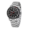BENYAR BY-5194B – montre chronographe de luxe pour hommes avec bracelet en acier inoxydable - Noir