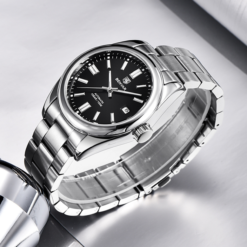 Alternative view of BENYAR BY-5185A Montre Homme Automatique Étanche en Acier Inoxydable - Noir
