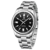BENYAR BY-5185A Montre Homme Automatique Étanche en Acier Inoxydable - Noir