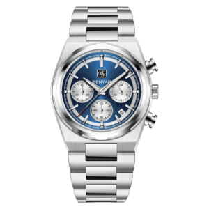 BENYAR BY-5204B Montre Homme Chronographe Étanche en Acier Inoxydable - Bleu