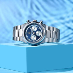 Alternative view of BENYAR BY-5204B Montre Homme Chronographe Étanche en Acier Inoxydable - Bleu