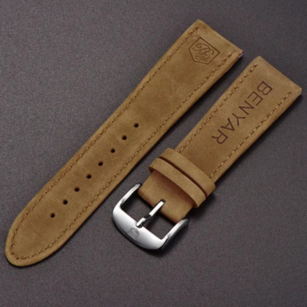 Ceinture Benyar élégante cuir dan - Marron