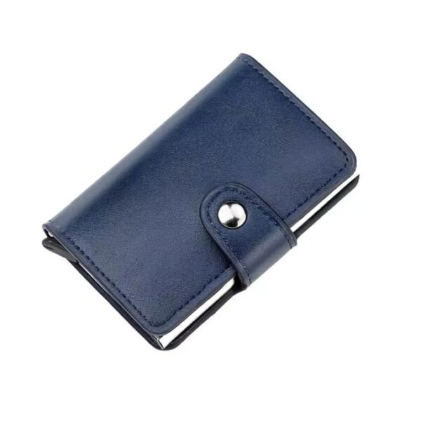 Porte Monnaie RFID Sécurisé - Protection Contre le Vol de Données - Bleu – Image 2