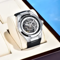 Alternative view of BENYAR BY-5207A Montre Homme Automatique Étanche en Acier Inoxydable - Noir