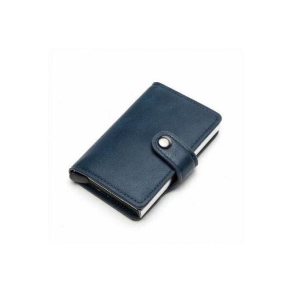 Porte Monnaie RFID Sécurisé - Protection Contre le Vol de Données - Bleu – Image 4