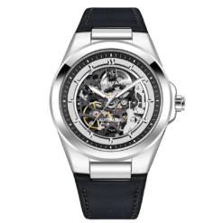 BENYAR BY-5207A Montre Homme Automatique Étanche en Acier Inoxydable - Noir