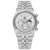 BENYAR BY-5225B Montre Homme Chronographe Étanche en Acier Inoxydable - Blanc