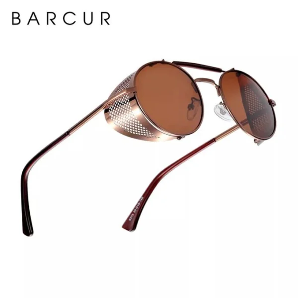 Alternative view of BARCUR Barcur 8375 Bleu ciel – Lunettes de soleil de luxe carrées dégradées – Design Élégant et Intemporel