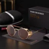 BARCUR Barcur 8375 Bleu ciel – Lunettes de soleil de luxe carrées dégradées – Design Élégant et Intemporel
