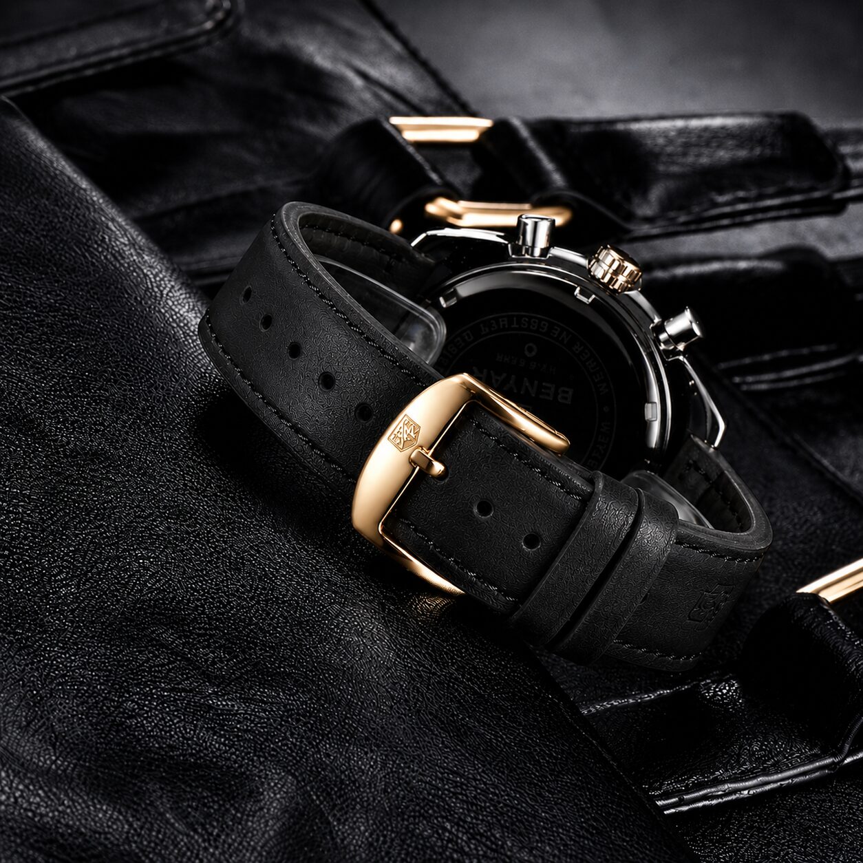 Ceinture Benyar élégante - Noire – Image 3