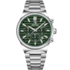 BENYAR BY-5214C Montre Homme Chronographe Étanche en Acier Inoxydable - vert
