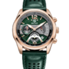 BENYAR BY-5171F Montre Homme Chronographe Vert & Bronze – Bracelet en Cuir, Style Sport Chic & Étanche