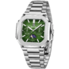 BENYAR BY-5221C Montre Homme Classique Étanche en Acier Inoxydable - Vert