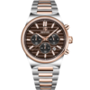 BENYAR BY-5214E Montre Homme Chronographe Étanche en Acier Inoxydable - marron & bronze