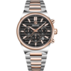 BENYAR BY-5214F Montre Homme Chronographe Étanche en Acier Inoxydable - noir & bronze