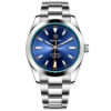 BENYAR BY-5176B Montre Homme Automatique Étanche en Acier Inoxydable - Bleu