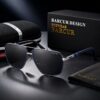 BARCUR Barcur 8769A Bleu – Lunettes de soleil de luxe carrées dégradées – Design Élégant et Intemporel