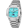 BENYAR BY-5221D Montre Homme Classique Étanche en Acier Inoxydable - Bleu Ciel
